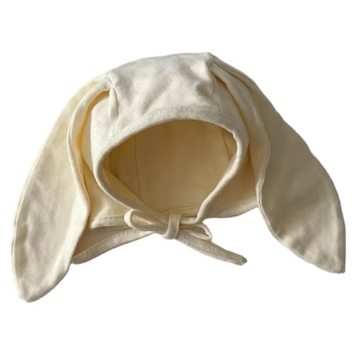 CNAFGBGG 1pc Bunny Hut, süße weiche Baumwollhasen-Ohrenhut, langohrige kleine Kaninchen-Plazenta-Mütze mit Krawatte für Cosplay-Halloween-Partyzubehör, Creme CNAFGBGG 1pc Bunny Hut, süße weiche Baumwollhasen-Ohrenhut, langohrige kleine Kaninchen-Plazenta-Mütze mit Krawatte für Cosplay-Halloween-Partyzubehör, Creme von CNAFGBGG