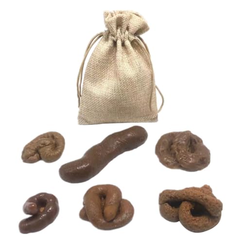 CNAFGBGG 1pc Fake Poo Soft Poo Spielzeug Neuheit Streichwitz Geschenk für Aprilscherzes Tag Halloween Brown .. von CNAFGBGG