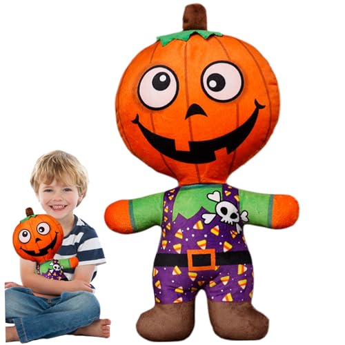 CNAFGBGG 1pc Halloween Plüsch, 12 lustige Kürbis -Plüsch -Puppe, weiches bequemes Halloween -Stofftier, Halloween Plüsch für Mädchen Boy Halloween Gunst, Style 2 von CNAFGBGG