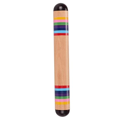 CNAFGBGG 1pc hölzerne Regenstift Holz Regenmacher Regenmacher Stick Musikinstrumente Spielzeug für Kinder Babys Kleinkind. von CNAFGBGG