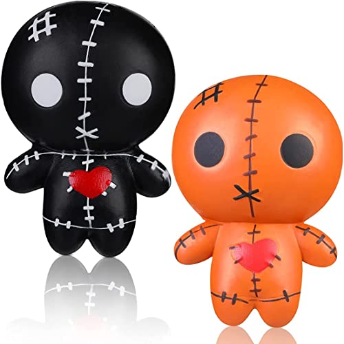 CNAFGBGG 2pcs Voodoo Dolls Ghost Dolls gruselige Puppen Soft langsam aufsteigende Horrorpuppen Stress Relief gruselige Spielzeuge für Halloween -Party -Dekoration Vorräte. von CNAFGBGG