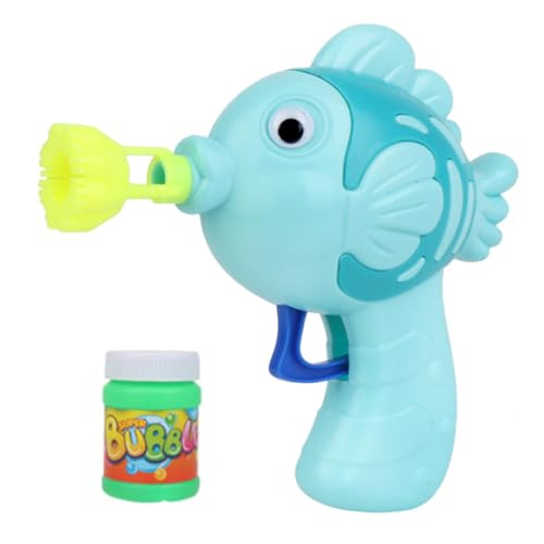 CNAFGBGG Bubble Machine Fish Form Bubble Maker Gebläse Spielzeug mit Nachfülllösung Kinder Geburtstagsfeier Geschenke Geschenk für Jungen Mädchen Blau von CNAFGBGG