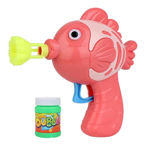 CNAFGBGG Bubble Machine Fish Form Bubble Maker Gebläse Spielzeug mit Nachfülllösung Kinder Geburtstagsfeier Geschenke für Jungen Mädchen rot .. von CNAFGBGG