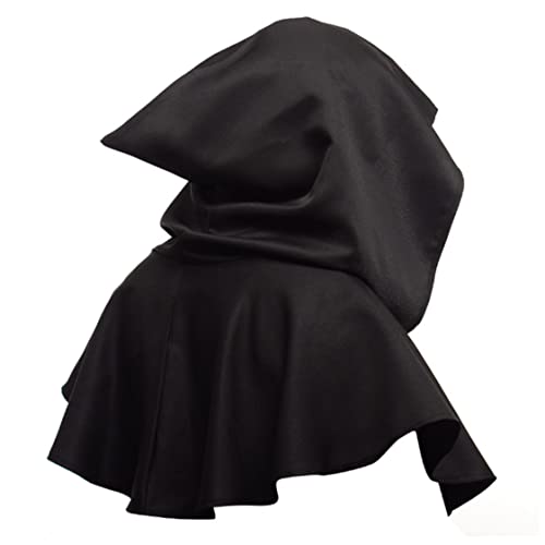 CNAFGBGG Erwachsene Halloween Kostüm Sense Reaper Hoodie Kapuzenkaper Cape Death Cosplay mittelalterliche Motorkleid. von CNAFGBGG