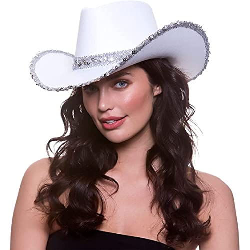 CNAFGBGG Erwachsener texaner Cowboyhut weißer Kostüme Party Accessoire Wert für Geld Unisex .. von CNAFGBGG