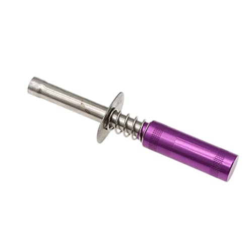 CNAFGBGG RC -Motorzünder RC Car Glow Plug Starterzubehör kompatibel mit HSP 1/10 RC Car Purple. von CNAFGBGG