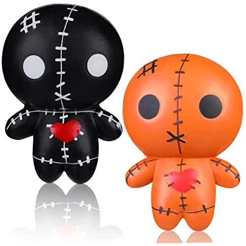 CNAFGBGG Voodoo Dolls Ghost Dolls gruselige Puppen weich langsam aufsteigende Horrorpuppen Stress Reply GEELSCHIEDE SPREIDE FÜR Halloween Party Dekoration Vorräte. von CNAFGBGG