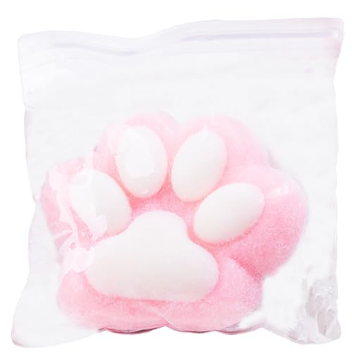 Squeeze Ball Cat Cat Paw Squish Bugs 5 Zoll großer Stressball Safer Silikon -sensorische Kugeln mit Verschiebung der Oberfläche Weiches Stressspielzeug für Erwachsene Kinder ... von CNAFGBGG