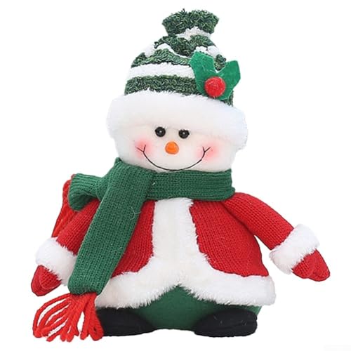 Joyful Christmas Doll Collection Strickstoffe mit Weihnachtsmann, Schneemann und Freunden (B) von CNANRNANC