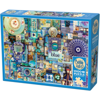 COBBLE HILL 3840060 Puzzle 1000 Teile Blau von COBBLE HILL