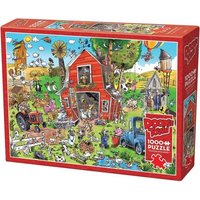 COBBLE HILL 3844509 Puzzle 1000 Teile Verrückter Bauernhof COBBLE HILL 3844509 Puzzle 1000 Teile Verrückter Bauernhof von COBBLE HILL