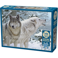 COBBLE HILL 3845038 Puzzle 500 Teile Wölfe im Schnee von COBBLE HILL