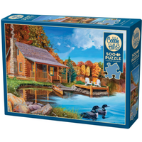 COBBLE HILL 3845067 Puzzle 500 Teile Loon Lake von COBBLE HILL