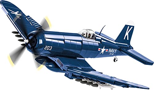 COBI 2417 Historical Collection Korean War F4U-4 Corsair Aircraft Amerikanisch Bausteine, Various, Small von COBI