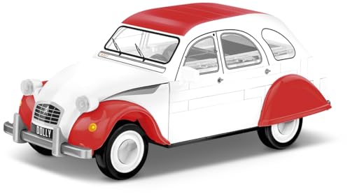 COBI 24513 Citroen 2CV Dolly Bausteine, Red and White, ONE Size von COBI