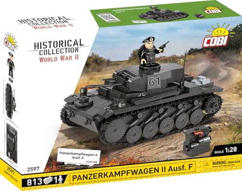 COBI 2597 Historical Collection Panzerkampfwagen II AUSF. F Klemmbausteine von COBI