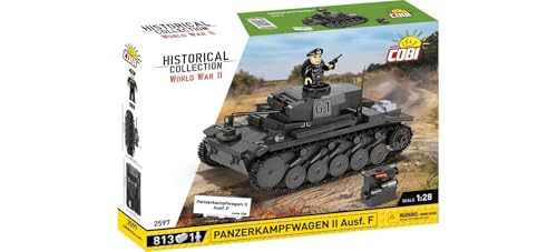 COBI Panzerkampfwagen II AUSF. F | Panzer Themenbaukasten 1:28#2597 von COBI