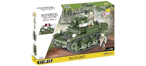 COBI 3129 M3 Stuart Historical Collection World War II von COBI