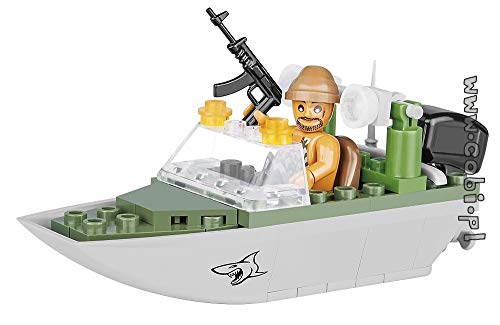 COBI 5902251021542 Small Army - Shark Patrol Boat (60 Pcs) Toys, verschieden von COBI