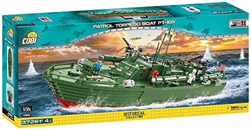 Cobi 4825 Patrol Torpedo Boat TP 1, Military Green von COBI