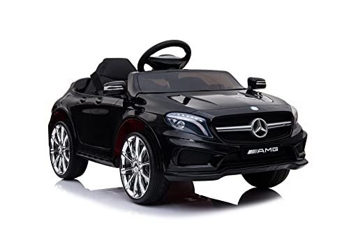 Kinder Elektroauto Mercedes Benz GLA45 Kinderauto Kinderfahrzeug Elektro Auto Schwarz von COFI 1453