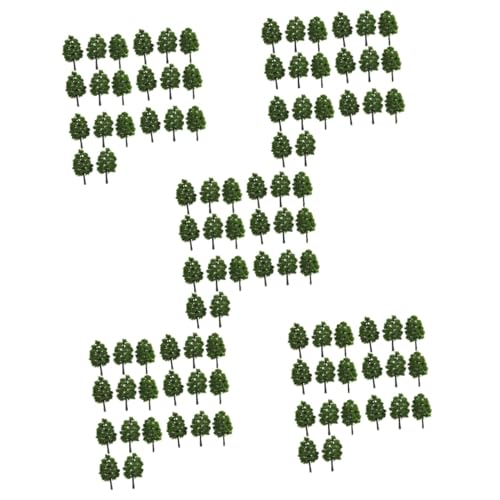 COHEALI 100 STK Grüner Modellbaum Landschaft Mini-dioramen-bäume Modelleisenbahn Baum Gemischte Miniaturbäume Modelleisenbahnbäume Mini-Kiefer Architektur Bäume Miniatur Mini-zeder von COHEALI