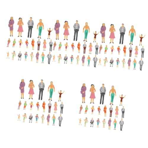 COHEALI 130 STK Minifigur Spielset Mit Menschlichen Figuren Leute Aus Dem Puppenhaus Miniaturen Menschen Actionfigur Mini-personenfiguren Spielzeugmenschen Winzige Menschenfiguren Abs von COHEALI