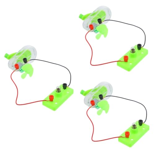 COHEALI 3 Sätze Handgenerator Power Kit Bildungsgenerator Lehrmodell Generator Spielzeugmodell Kurbelgenerator Stromgenerator Notstromgenerator Motorgenerator Wissenschaftskit von COHEALI