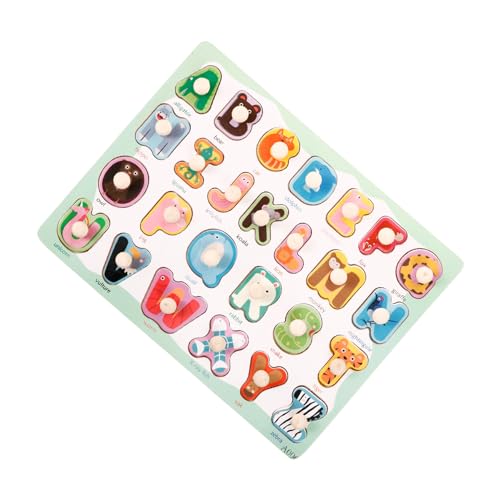 COHEALI 3 Sets Früherziehungs Bewusstseinstafel Spielzeug Puzzle Kleinkind Puzzles Alphabettafel Kinder Bildungsspielzeug Englisches Alphabet Für Kinder Kinder Puzzle Spielzeug von COHEALI