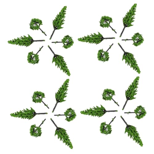 COHEALI 30st Mikrolandschaftsbäume Mini-baumfiguren Draussen Baumformverzierung Künstliche Bäume Für Den Außenbereich Künstliche Bäume Für Draußen Dschungelbaummodelle Dekor Plastik von COHEALI