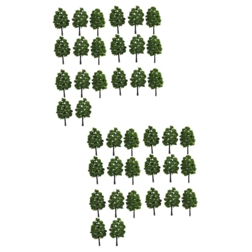 COHEALI 40 STK grüner Modellbaum Modellbau bäume weihnachsbaume Little Trees Zedernbaummodell Kieferbaummodell Pflanzen Miniaturbaum kleine Welt künstliche Sträucher Landschaftsmodellbaum von COHEALI
