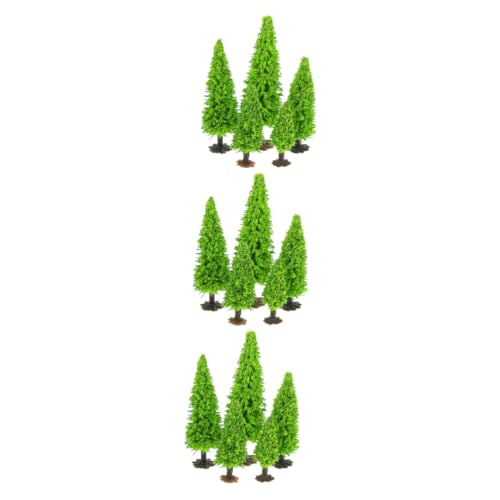 COHEALI 45 Stück Kleine Bäume Landschaftsmodell DIY Bäume Miniatur Szenenbäume Kleine Baumdekoration Baumschmuck Künstlicher Baum Simulationsbaummodell Kunststoffbäume von COHEALI