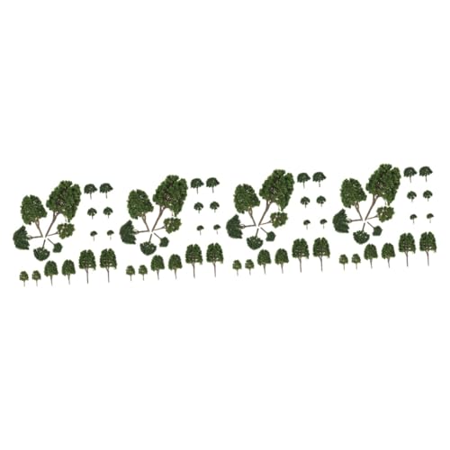 COHEALI 96 Stück Mikro Landschaftssimulationsbaum Simulierte Baumszene Dekor Pflanzendekor Künstlicher Baum Simulationspflanze Modellbahn Landschaft Miniaturbäume von COHEALI