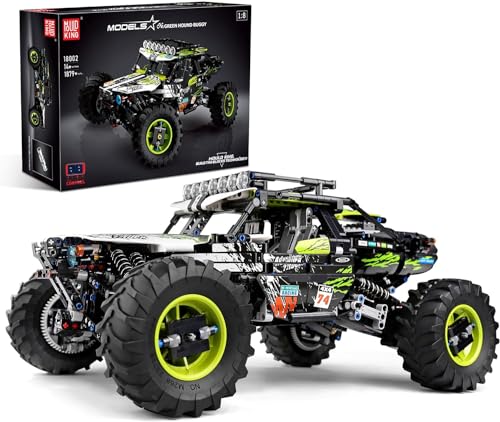 COIL RC-Geländewagen, RC-Buggy, Spielbausteine, Bausteinset, Spielbauklötze, Ferngesteuerter, Frequenz: 2,4 GHz, für Kinder ab 14 Jahren, Modell: 18002, 1879 St. von COIL