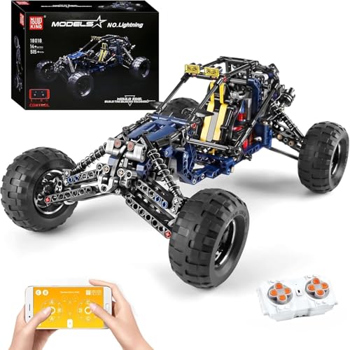 COIL RC-Geländewagen, RC-Buggy, Spielbausteine, Bausteinset, Spielbauklötze, Ferngesteuerter, Frequenz: 2,4 GHz, für Kinder ab 14 Jahren, Modell: 18018, 515 St. von COIL