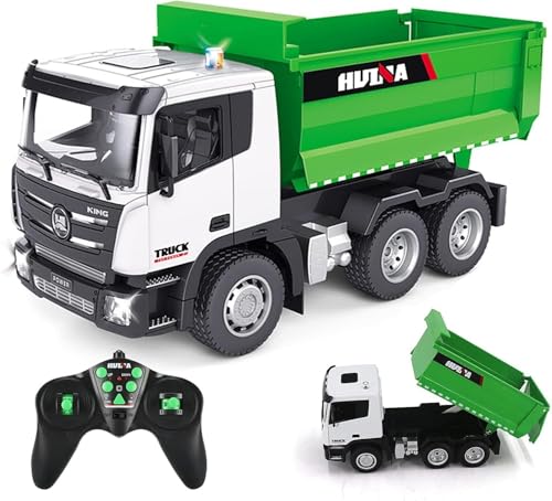 COIL RC LKW Ferngesteuert Kinder Muldenkipper 1:18 - RC LKW Baufahrzeug mit Sound und Lichteffekten, Robuste Bauweise, Interaktive Steuerung bis 25m Kinder, Technikbegeisterte COIL RC LKW Ferngesteuert Kinder Muldenkipper 1:18 - RC LKW Baufahrzeug mit Sound und Lichteffekten, Robuste Bauweise, Interaktive Steuerung bis 25m Kinder, Technikbegeisterte von COIL
