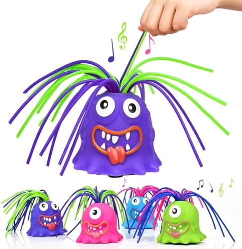 Anti Stress Fidget Toys, Stress Squeeze Spielzeug, Squeeze Toy, Hair Pulling Fidget Screaming Monster Toys, Anti Stress Spielzeug für Erwachsene und Kinder (B) von COLEESON