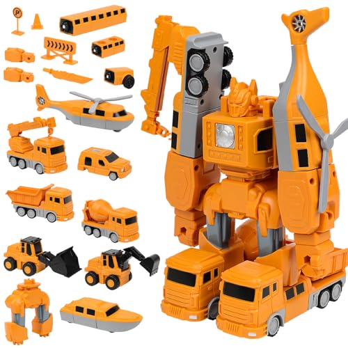 COLEESON Magnetische Transformers Spielzeug für Kinder, Magnetischer Verformung Roboter, Magnetische Bauwelt Fahrzeuge, Kreativitätspuzzle Bausteine Spielzeug für Jungen im Alter von 3-9 (B) von COLEESON