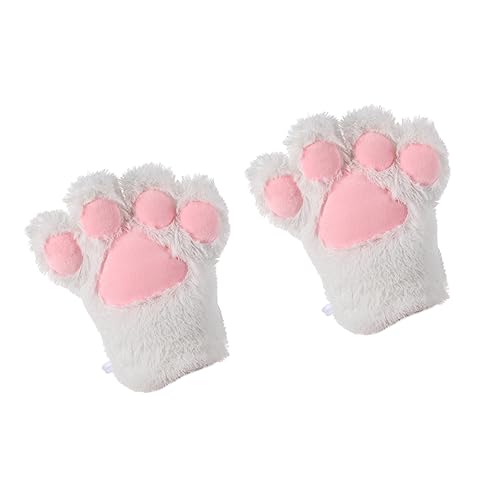 COLLBATH 1 Paar Katzenkrallenhandschuhe Kostüme Für Kinder Pfotenkrallenhandschuhe Kostüm Einzigartige Katzenkrallenhandschuhe Kinderkostüme Fäustlinge Cosplay Handschuhe Pediküre von COLLBATH