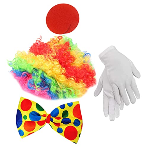 COLLBATH 1 Satz Clown Verkleiden Clown-kostüm-requisite Clown-zubehör Clownnasen Kostüme Für Erwachsene Zubehör Für Clownkostüme Clown-fliege Clown-cosplay-zubehör Clown-dekore Stoff von COLLBATH