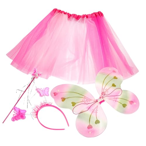 COLLBATH 1 Satz Schmetterling Kostüm Cosplay Prop Schmetterlingsstirnband Für Regenbogen-tutu-kleid Schmetterlingskostüm- Schmetterlingsfeenflügel Schmetterlingsstütze Polyester von COLLBATH