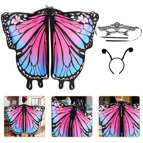 COLLBATH Schmetterling Halloween Umhang Modischer Schalumhang Für Damen Karneval Und Tanz von COLLBATH