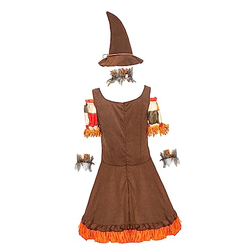 COLLBATH 1 Satz Vogels cheuche Kleid Rollenspielkostüm mit Kostüm Halloween-Kleid Kostüme für Mädchen halloween costume halloween kleidung Bühnenkostüm Performance-Kostüm Polyester von COLLBATH