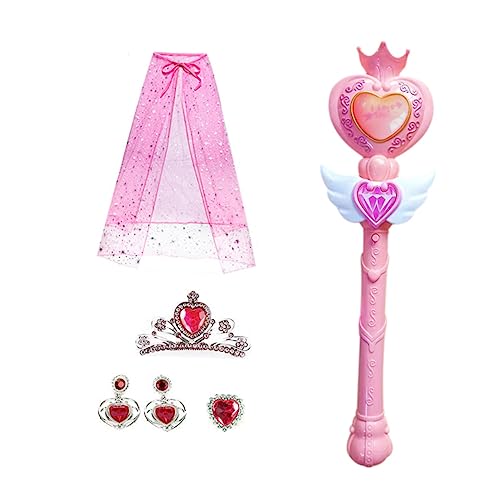 COLLBATH 1 Satz Zauberstab kinderkleider toys kinderkleidung fashing costume blinkende Stöcke Mädchenkleidung Fee-Cosplay leuchtende Stöcke Glühstab hoch Rosa von COLLBATH