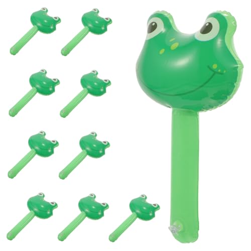 COLLBATH 10 Stück Aufblasbare Schlägel Tierhammer Spielzeug Für Jungen Und Mädchen Hammer Mit Glocke Lustiges Partygeschenk Für Geburtstagsfestivals von COLLBATH