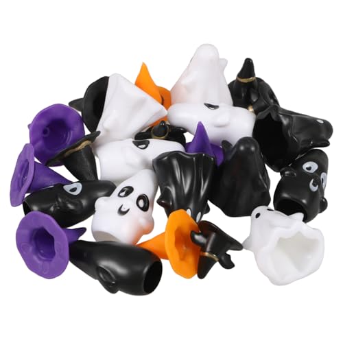 COLLBATH 12 Sets Mini Geister Hexenhut Mini Hasenfiguren Unfertige Schaumstoff Vogelformen Ornamente Halloween Zubehör Schaumstoffe Vogelmodelle Mini Zubehör Terrarium von COLLBATH