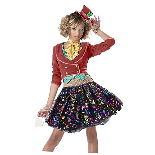 COLLBATH 1Stk Halloween Mesh Tutu Rock Kostüme für Mädchen Glitzer-Tutu-Rock Kostüme für Erwachsene Halloween costume skirt Halloween outfit skirt Halloween-Tutu geschichtetes Tutu Colorful von COLLBATH