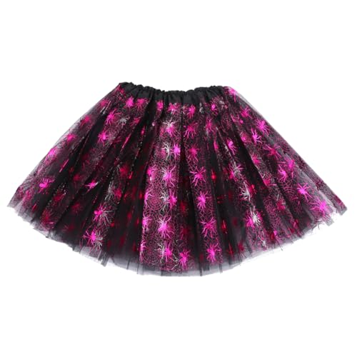 COLLBATH 1Stk Halloween Mesh Tutu Rock Outfit für Mädchen geschichtetes Tutu Halloweenkostüm Halloween-Tutu-Kostüm party decoration party dekoration kleidung bunter Rock Tutu-Rock Rosy von COLLBATH