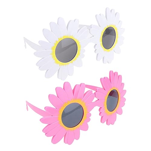 COLLBATH 2St Partybrille costumes fancy dress hawaii party dekoration party glasses partygläßer partyglasses lustige Brille Gänseblümchen-Party Neuartige Party-Sonnenbrille Party-Brille von COLLBATH