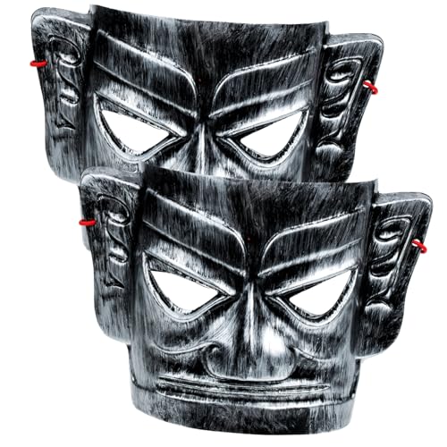 COLLBATH 2St Tanzmaske blaue masken Performance mask Delicate details mask Wide application mask chinesische masken Kostüm Maske Ballparty-Maske Party-Spielzeug PVC Black von COLLBATH